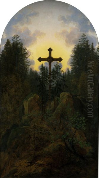 Cross in the mountains - view 1