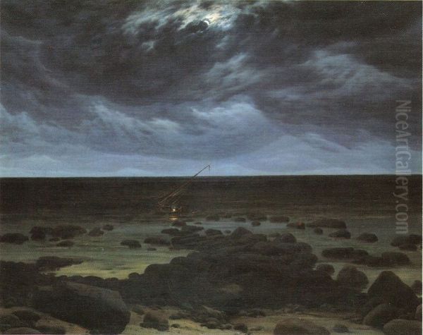 Seashore by Moonlight - view 1