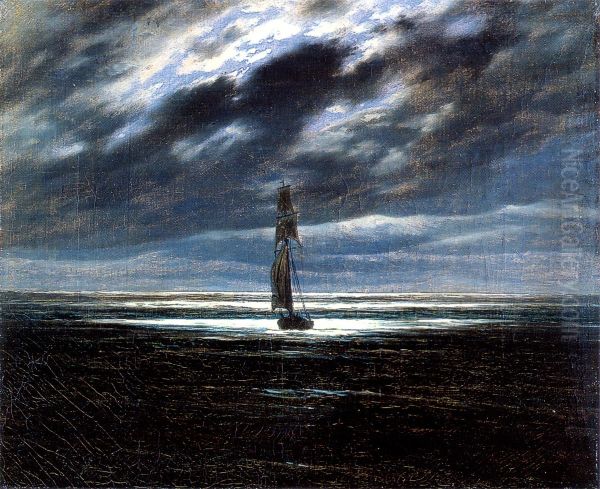 ,Seascape by Moonlight', also known as ,Seapiece by Moonlight' - view 1