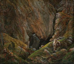 Rocky landscape by Caspar David Friedrich