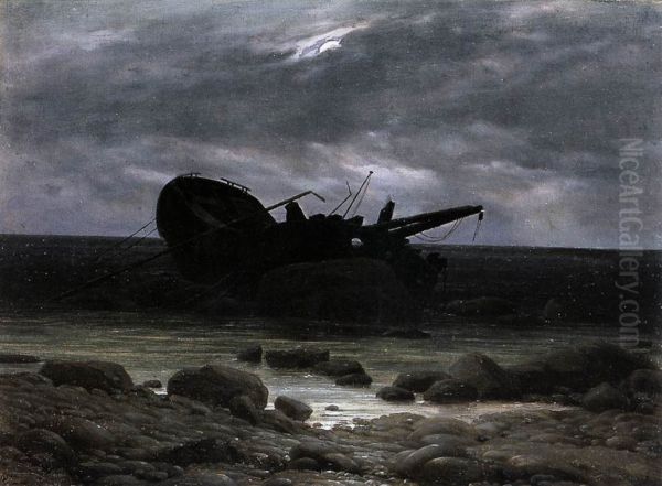 Wreck in the Moonlight - view 1