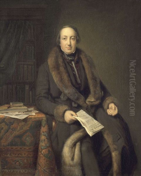 Pieter Arnold Diederichs (1804-74). Boekhandelaar te Amsterdam en oprichter van het Algemeen Handelsblad in 1828 - view 1