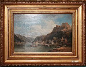 La ville de Sankt Goar sur le Rhin