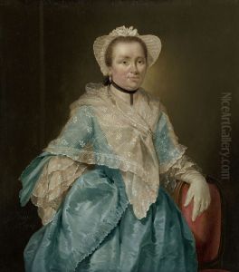 Portret van Elisabeth Troost (1730-1790), echtgenote van Cornelis Ploos van Amstel Portret van Elisabeth Troost (1730-1790), echtgenote van Cornelis Ploos van Amstel