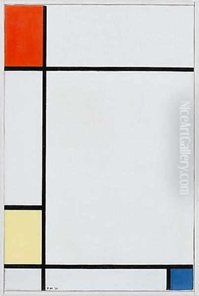 Composition no. III with red, yellow, and blue - view 1