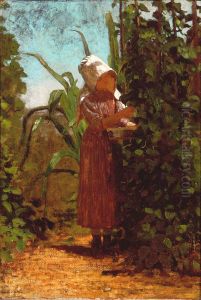 The Bean Picker by Winslow Homer