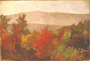 Autumn Tree Tops by Winslow Homer