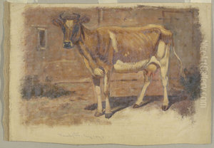 Painting, Studies. Cows, August 1876 Painting, Studies. Cows, August 1876