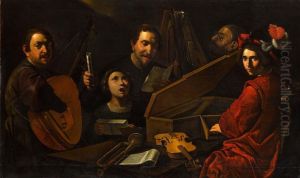 Concert of musicians and singers by Pietro Paolini