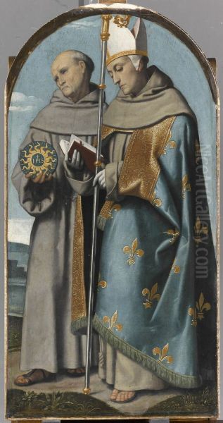 Saint Bernardin de Sienne et saint Louis de Toulouse - view 1