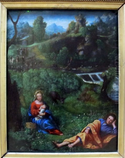 La Nativite dans un paysage - view 1