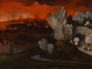 Landscape with the Destruction of Sodom and Gomorrah by Joachim Patinir