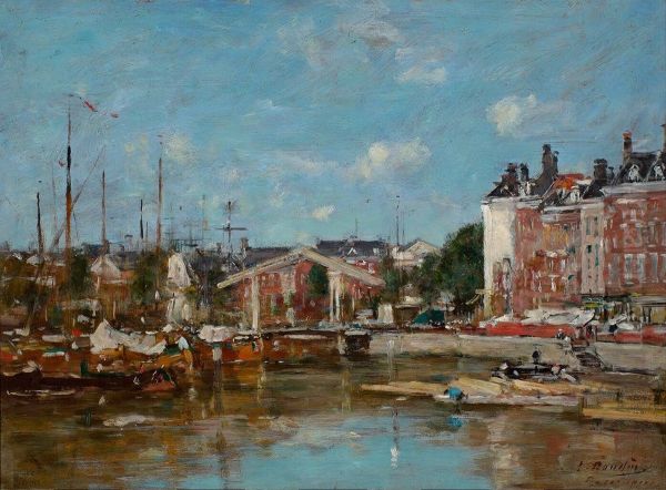The Leuvehaven in Rotterdam - view 1
