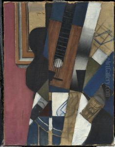 Guitar and Pipe by Juan Gris