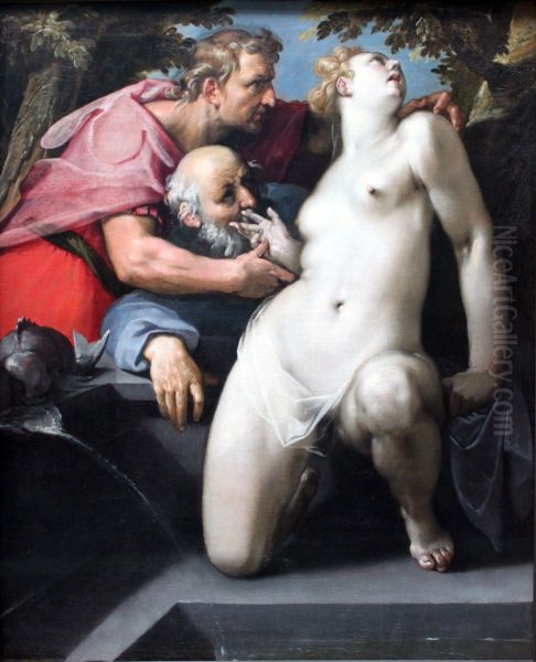 Susanna and the Elders - view 1