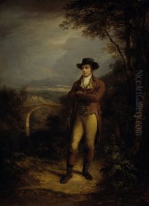 Robert Burns, 1759 - 1796. Poet by Alexander Nasmyth