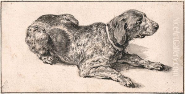 Reclining Dog - view 1