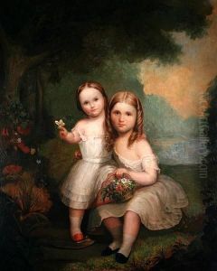 Two Sisters Before A Landscape by Margaret Sarah Carpenter