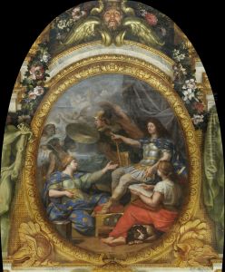 L'Ordre retabli dans les finances, 1662 by Charles Le Brun
