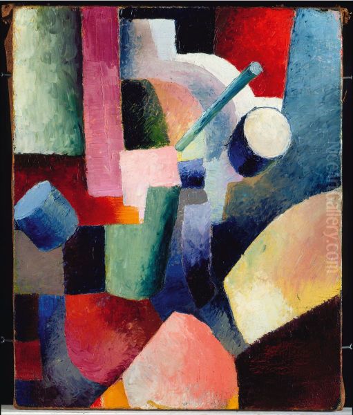 Colored Composition of Forms, 1914 - view 1