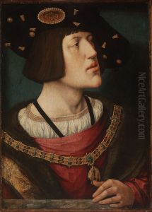Portrait of Charles the V. by Orley, Bernard van