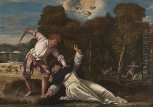 The Death of Saint Peter Martyr by Bernardino Da Asola