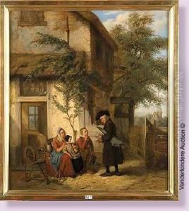 La Visite by Henri Jos. Gommarus Carpentero