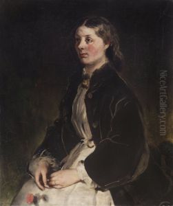 Portrait of Christine Freifrau von Schonberg by Ferdinand von Rayski