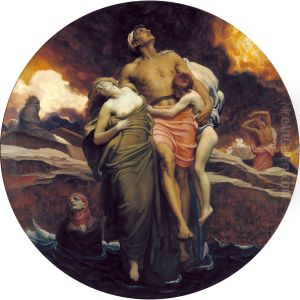 And the Sea Gave Up the Dead Which Were in It by Lord Frederick Leighton