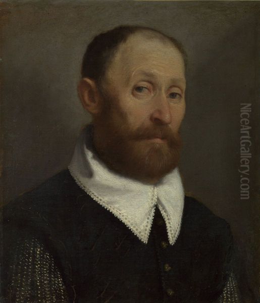 Portrait of a Man with Raised Eyebrows - view 1