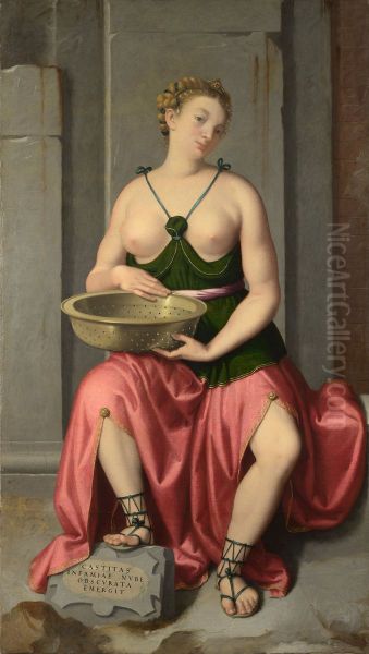 The Vestal Virgin Tuccia - view 1