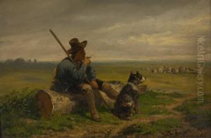 Le Gardien De Moutons by Evariste Carpentier