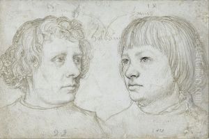 Ambrosius and Hans by Hans Holbein the Elder