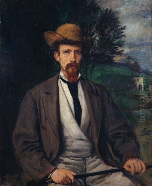 Self-Portrait with Yellow Hat - view 1