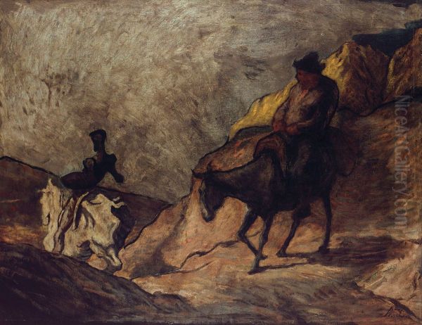 Don Quichotte et Sancho Pansa - view 1