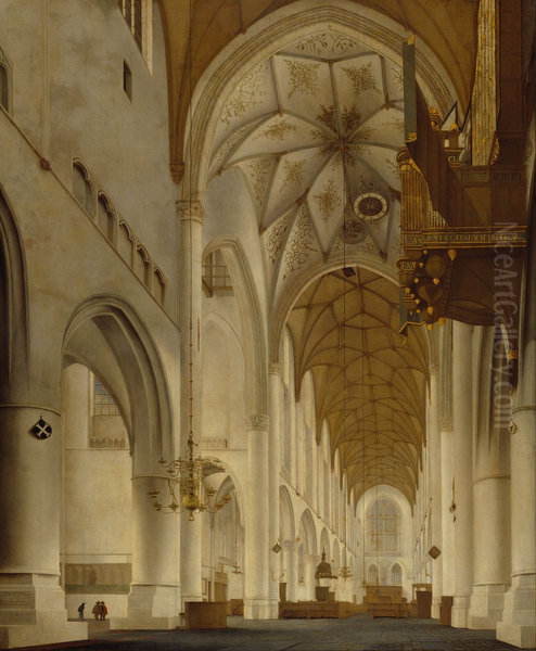 The Interior of St Bavo's Church, Haarlem (the 'Grote Kerk') - view 1