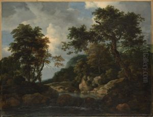 The Forest Stream by Jacob Van Ruisdael