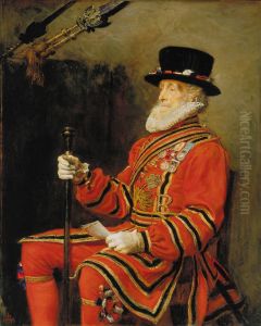 The Yeoman of the Guard by Sir John Everett Millais