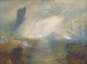 The Thames above Waterloo Bridge by J. M. W. Turner