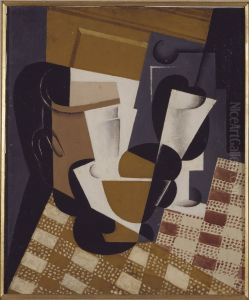 Broc et verre by Juan Gris