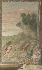 Apollo killing the Cyclops by Domenichinoand workshop