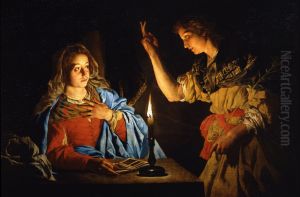The Annunciation by Matthias Stom