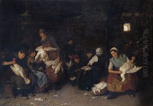 Ganserupferinnen by Max Liebermann