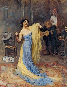 Portrait of the Dancer Marietta di Rigardo by Max Slevogt