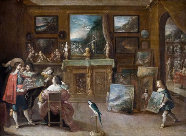 A visit to the Art Dealer - view 1