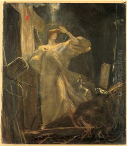 Archangel, study for the Foundation of the Faith by Nikolaos Gyzis