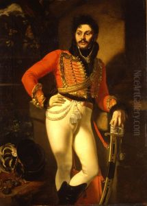 Portrait of Life Guard Colonel Yevgraf Davydov Portrait of Life Guard Colonel Yevgraf Davydov
