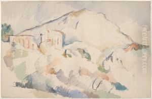 Chateau Noir and Mont Sainte-Victoire, c. 1890-1895