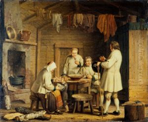 People from Mora in Dalecarlia by Pehr Hillestrom