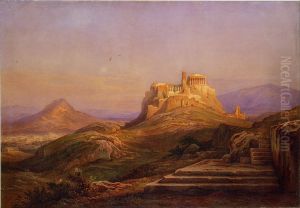 View of the Acropolis from the Pnyx by Rudolf Muller